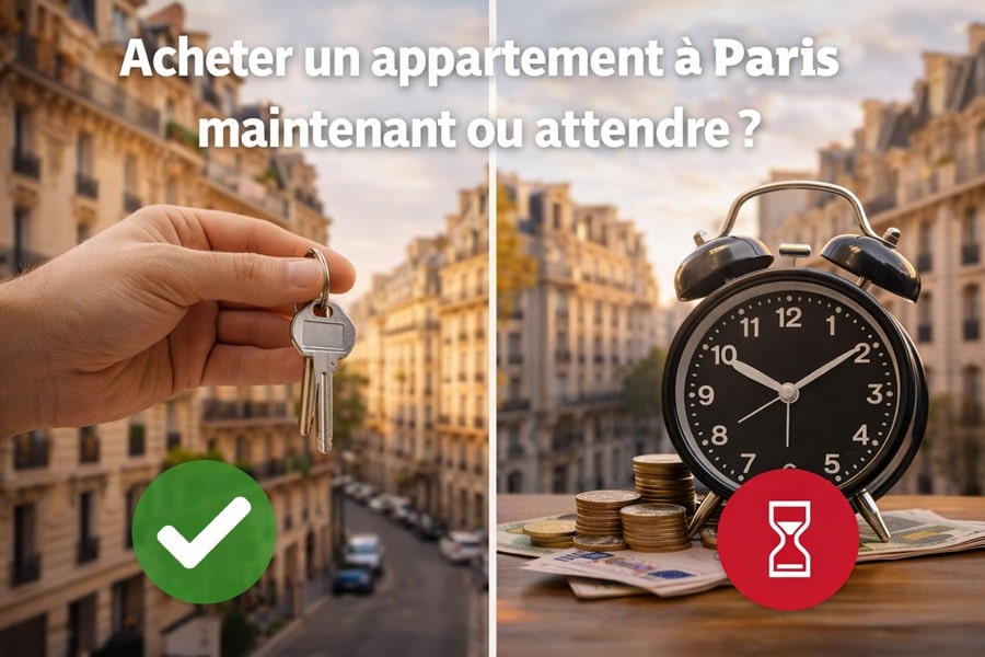 acheter un appartement à Paris maintenant ou attendre – décision immobilière et timing d’achat