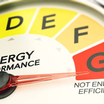 Compteur de diagnostic de performance énergétique indiquant une classe G, passoire thermique à Paris