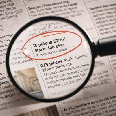 Annonce immobilière parisienne analysée de manière critique