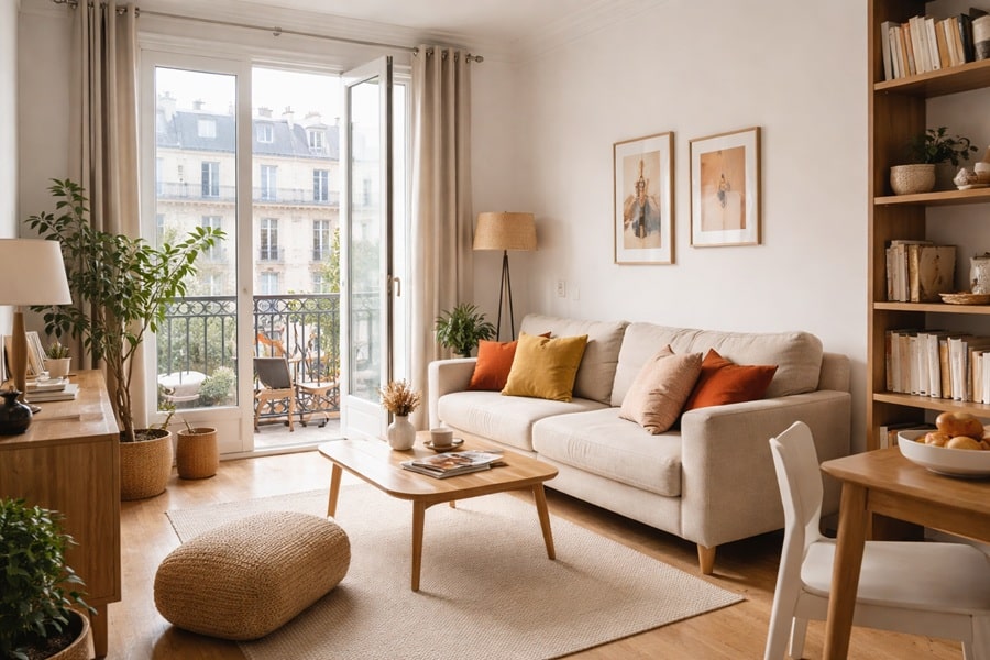 Appartement parisien meublé avec locataire en place, destiné à être repris pour habitation